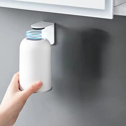 Magnetic Bathroom Cup with Wall Mount Holder (WHITE)