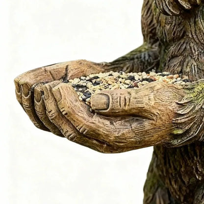 Bigfoot Bird Feeder Statue