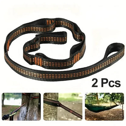 Heavy-Duty Hammock Straps (2 Pack) – 600lb Strength Adjustable Tree Straps