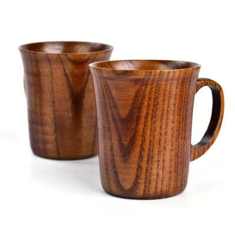 400ML Handmade Wooden Mug
