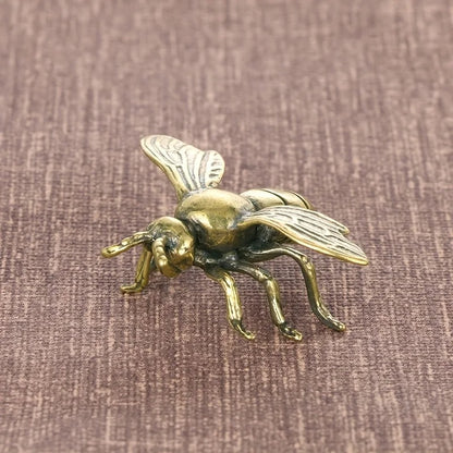 Solid Brass Bee Figurine