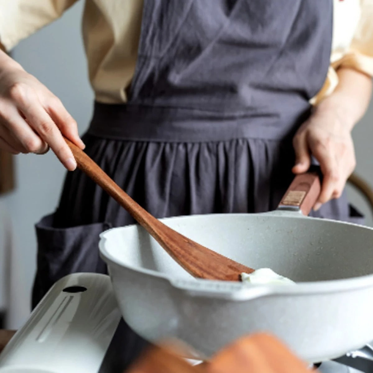 Premium Wooden Kitchen Utensil Set