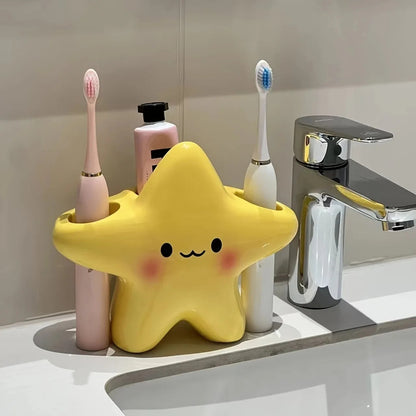 Cute Star Toothbrush Holder