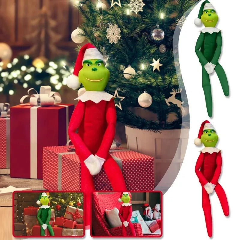 Mischievous Christmas Elf Ornament