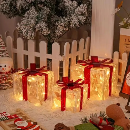 3-Piece Light-Up Gift Box Set