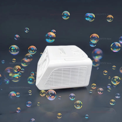 Dual-Fan Electric Bubble Machine