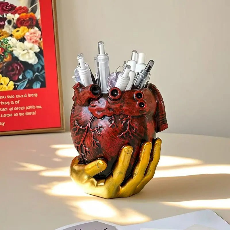 Creative Anatomical Heart Desktop Storage Organizer