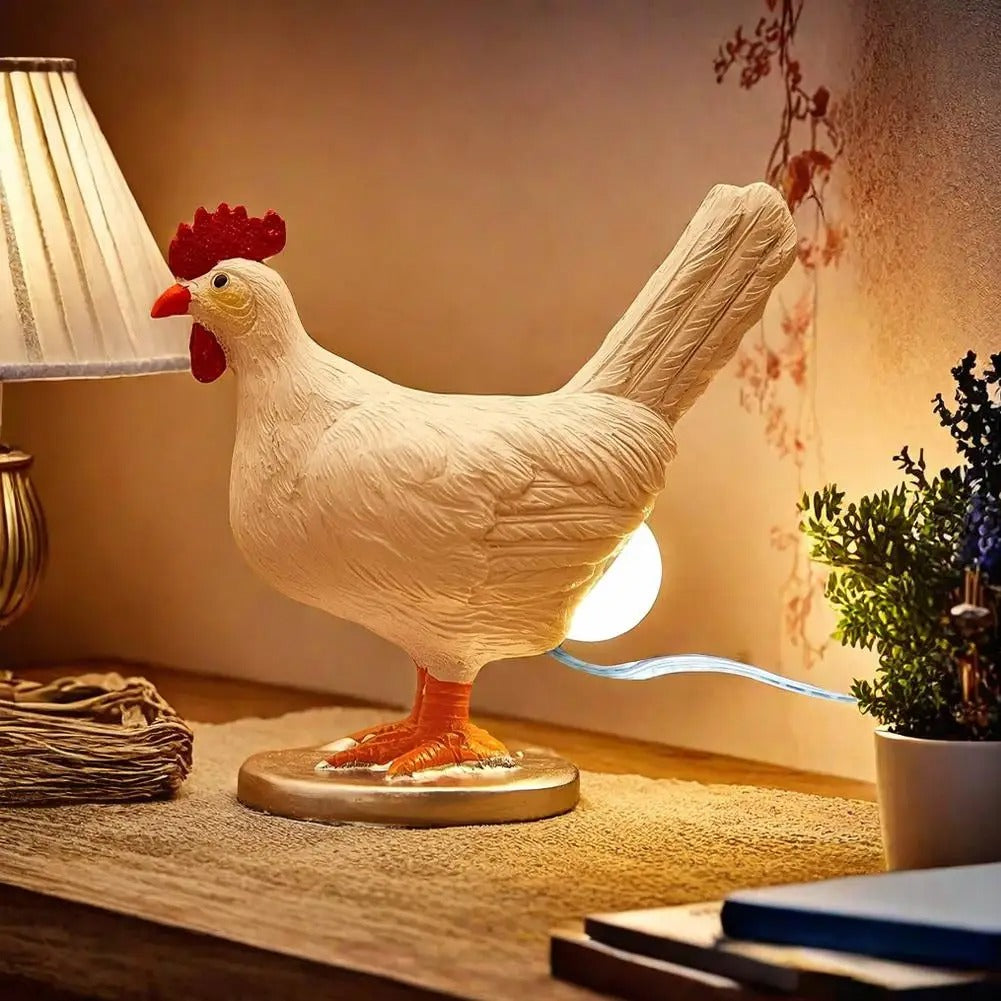 Funny Laying Hen LED Night Light