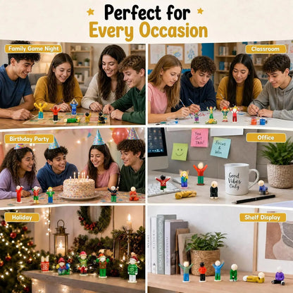 18-Piece Poseable Figure Set