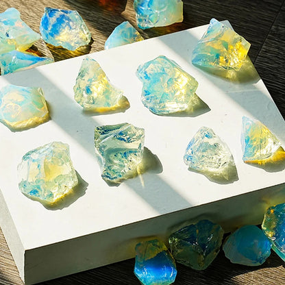 3-Piece Natural Raw Opalite Crystal Set