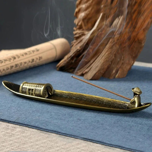 Japanese Creative Boat Incense Holder