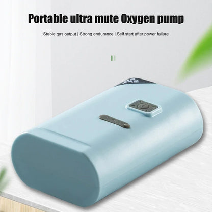USB Rechargeable Fish Tank Air Pump – Portable Oxygen Aerator for Fishing & Aquariums
