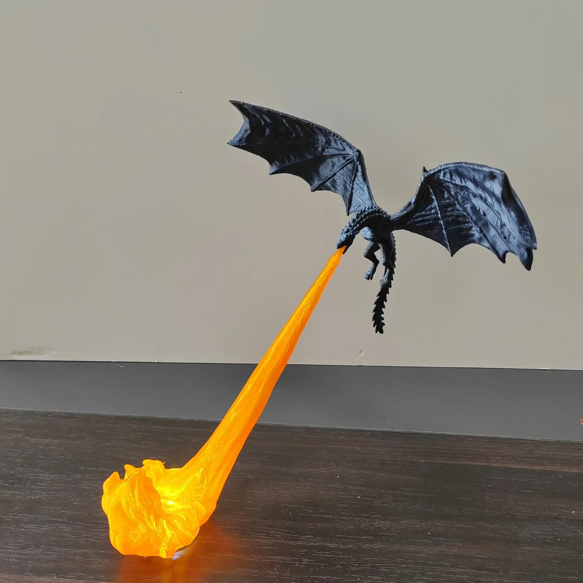 Flying Dragon Flame Sculpture