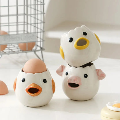 Cute Ceramic Egg White Separator - 2pcs