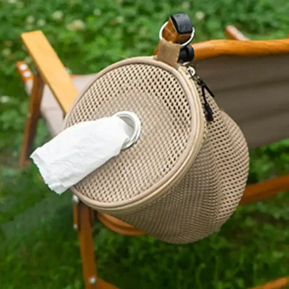 Outdoor Camping Tissue Case – Hanging Roll Paper Storage Bag