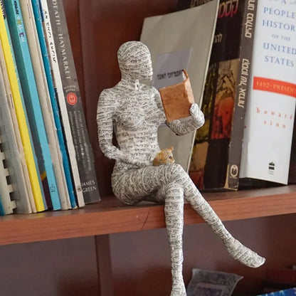 Reading Woman Sculpture - Set