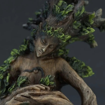 Natural Forest Goddess Bird Statue - Desktop & Garden Decor