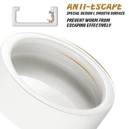 Anti-Escape Reptile Feeding Bowl