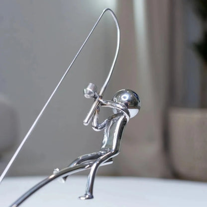 Fisherman Balancing Sculpture