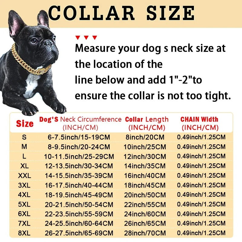 Cuban Link Pet Collar