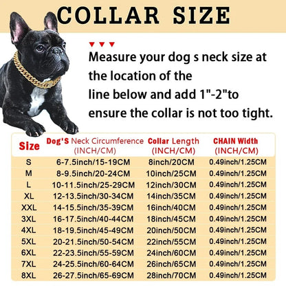 Cuban Link Pet Collar