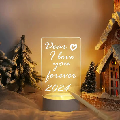 LED Message Board Night Light