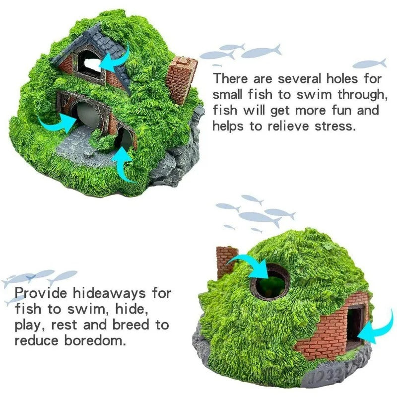 Mossy Reptile Hideout House