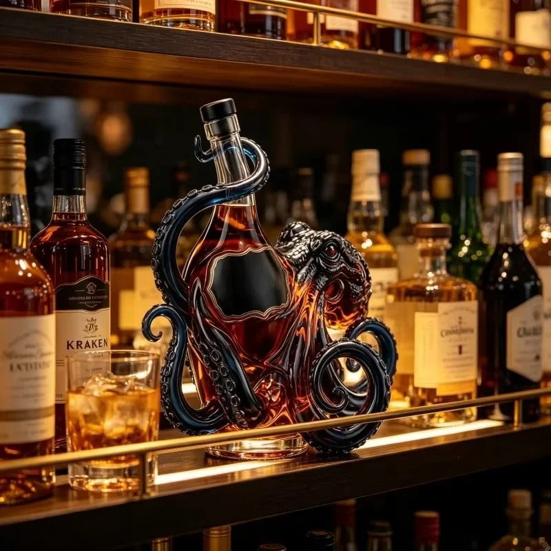 Octopus Glass Decanter