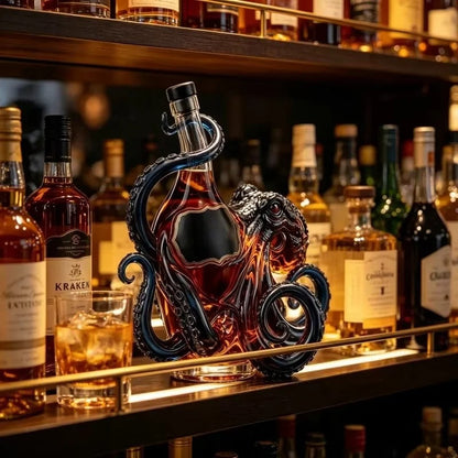 Octopus Glass Decanter