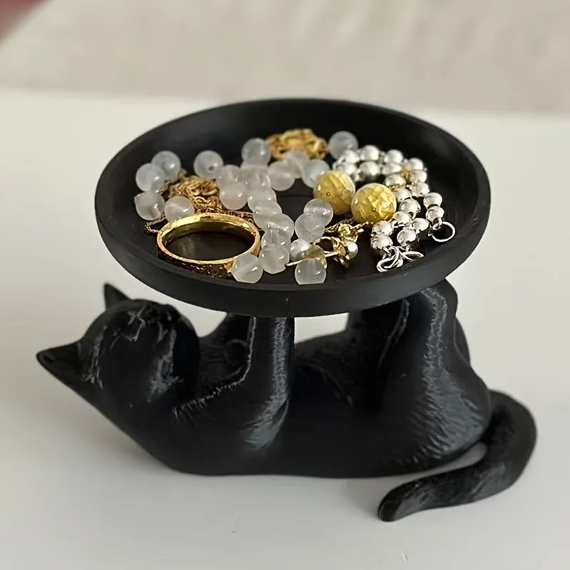 Minimalist Cat Jewelry Dish