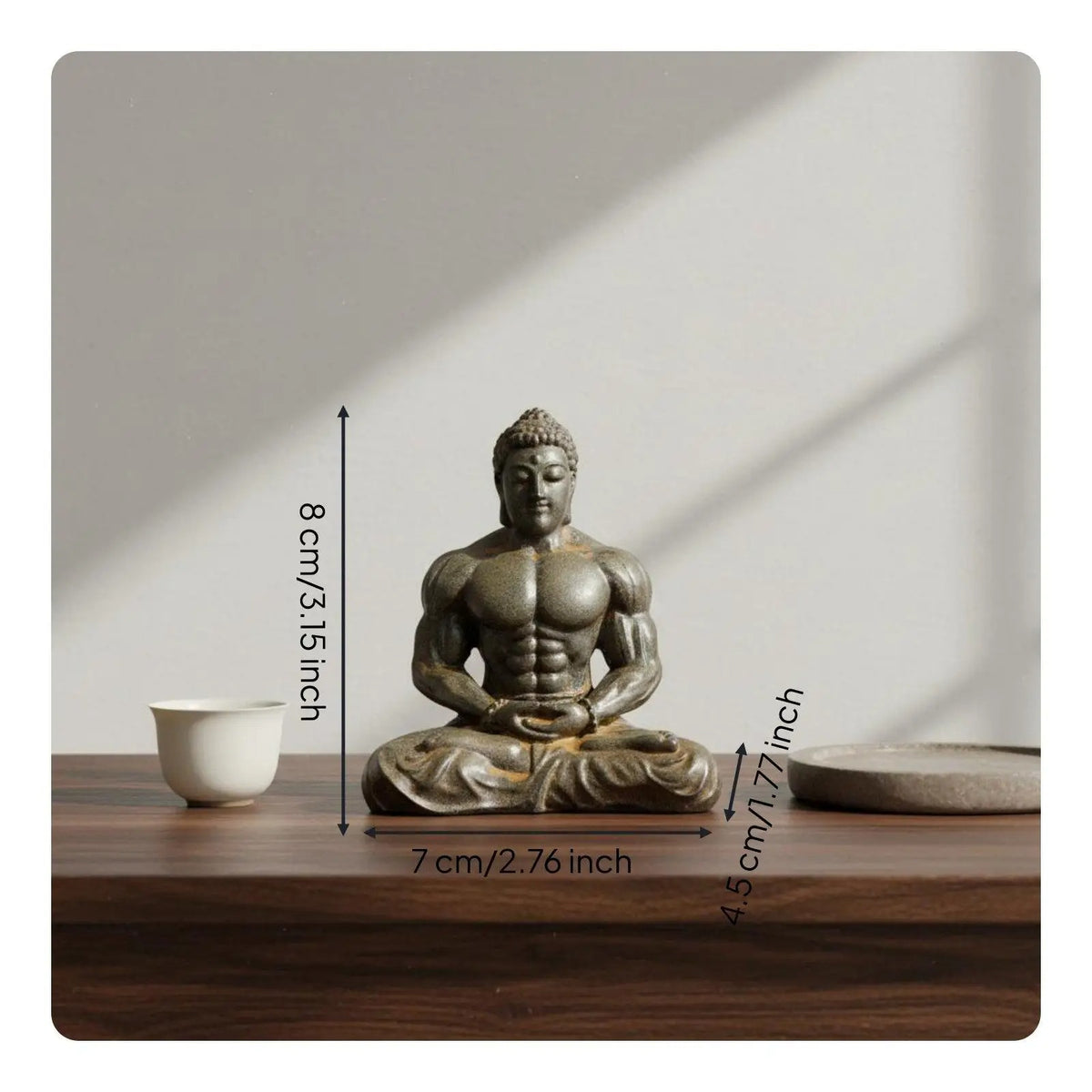 Muscular Buddha Sculpture