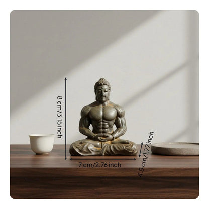 Muscular Buddha Sculpture