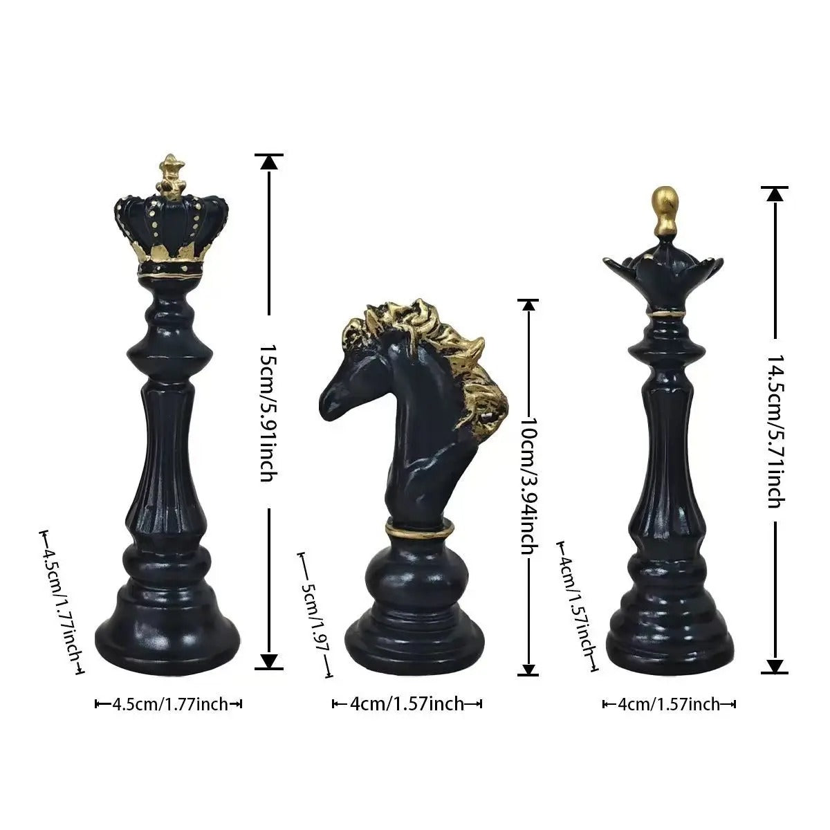 Royal Chess Resin Figurine Set