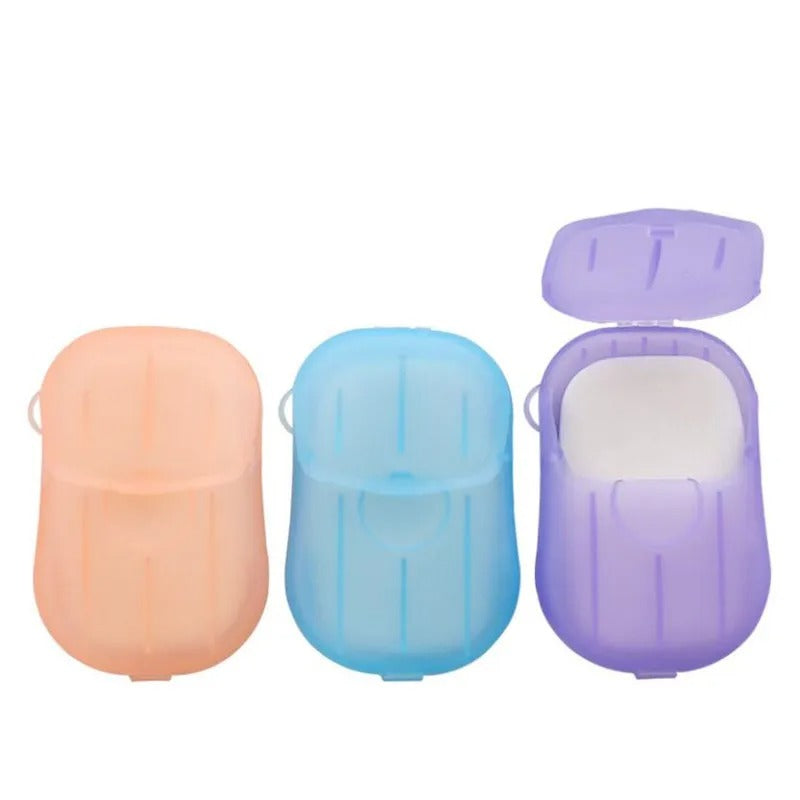 5 Boxes Portable Soap Paper Sheets (100pcs)