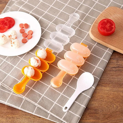 2Pcs Baby Rice Ball Mold Set