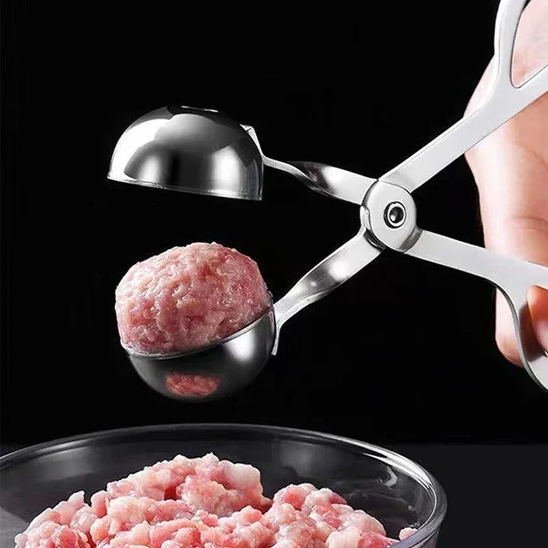 Stainless Steel Meatball Maker Tool – Easy Round Ball Shaper