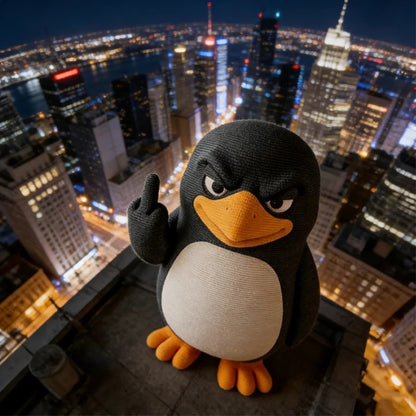Bold Penguin Desk Decor