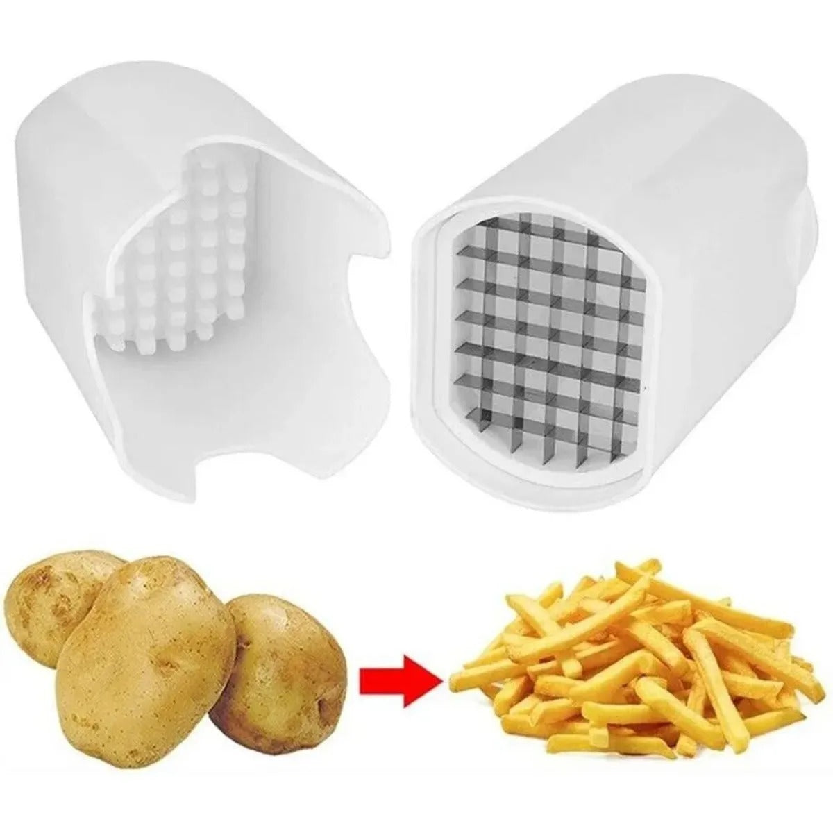 Quick French Fry Cutter – Manual Potato & Vegetable Slicer Tool