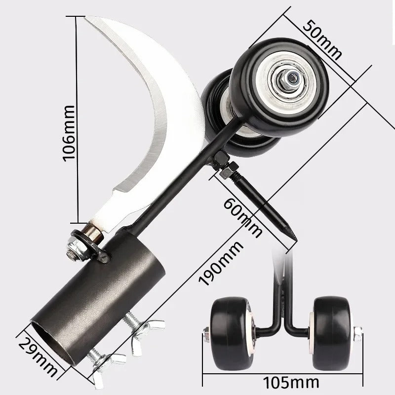 Detachable Rolling Weed Remover Tool