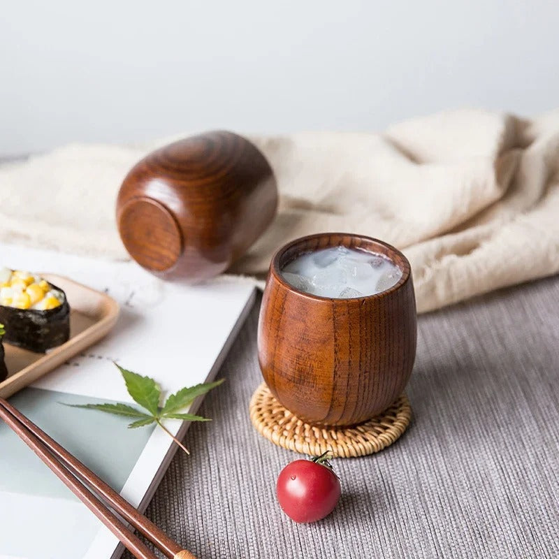 Handcrafted Wooden Tea Cup