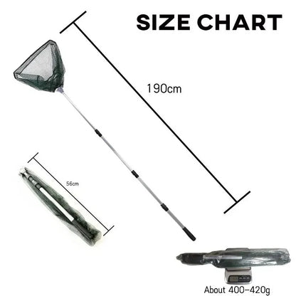 Retractable Telescopic Fishing Net – 190cm