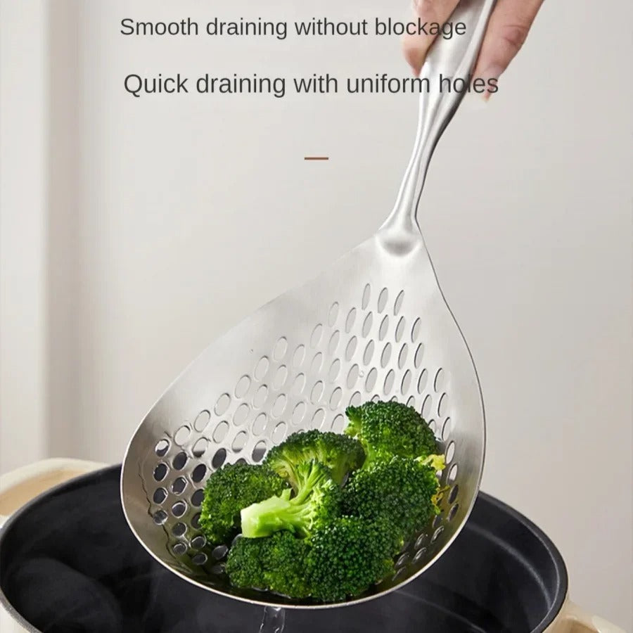 Heavy Duty Frying & Cooking Strainer Spoon