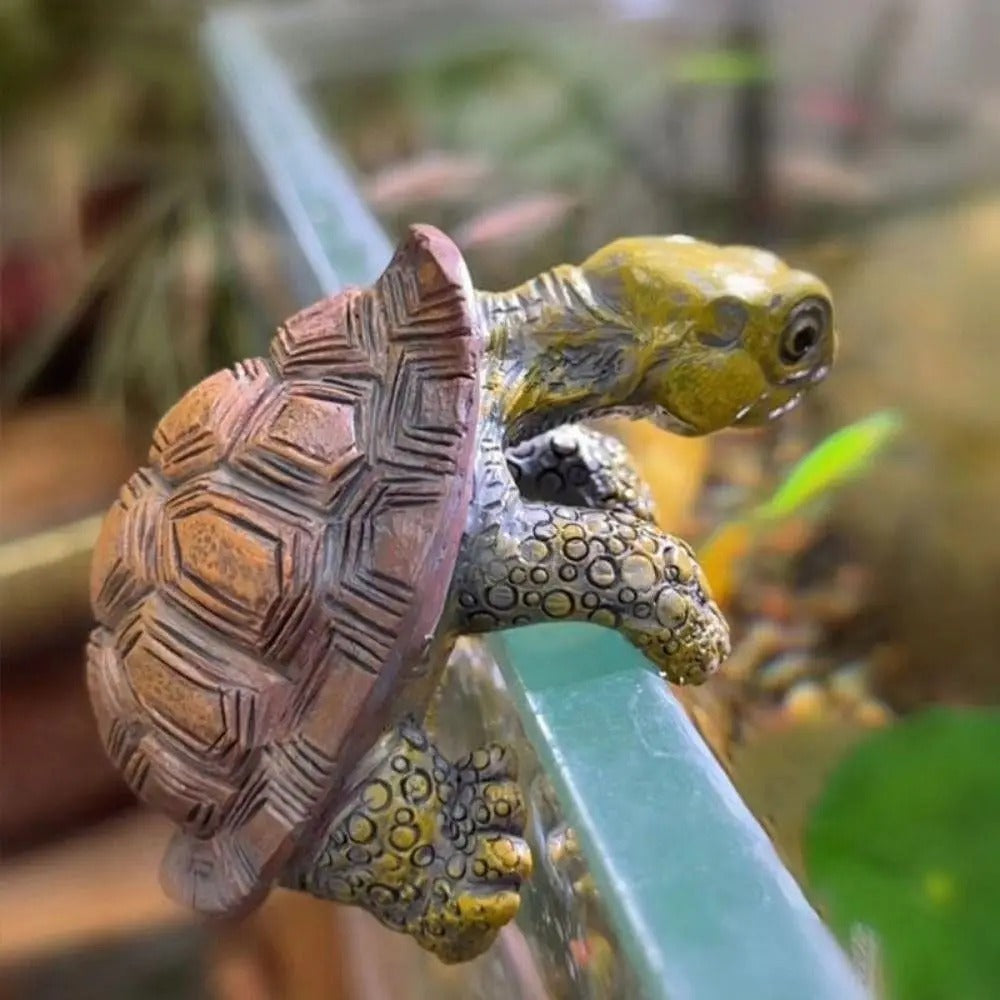 Turtle Pot Hanger – Cute Climbing Plant & Aquarium Decoration