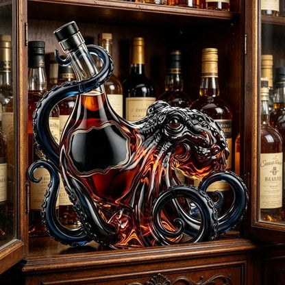 Octopus Glass Decanter