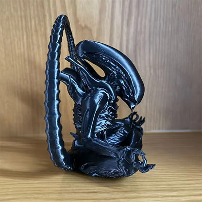 Alien Meditation Statue