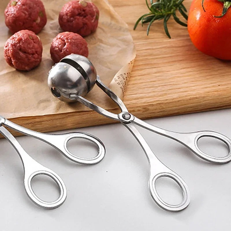 Stainless Steel Meatball Maker Tool – Easy Round Ball Shaper