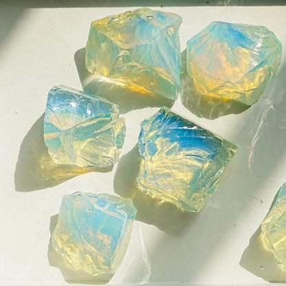 3-Piece Natural Raw Opalite Crystal Set