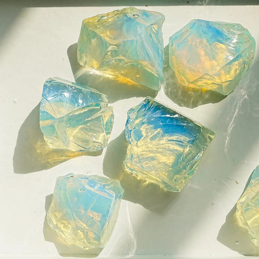 3-Piece Natural Raw Opalite Crystal Set
