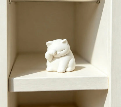 Sleepy Cat Figurine