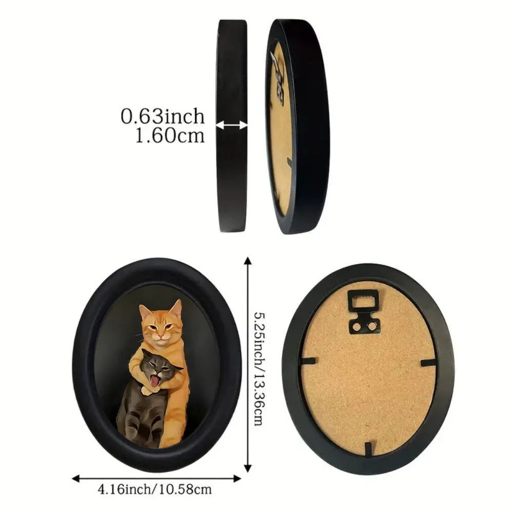 Funny Fighting Cat Desk Decor
